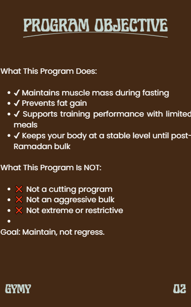 Ramadan smart fuel  - GYMY